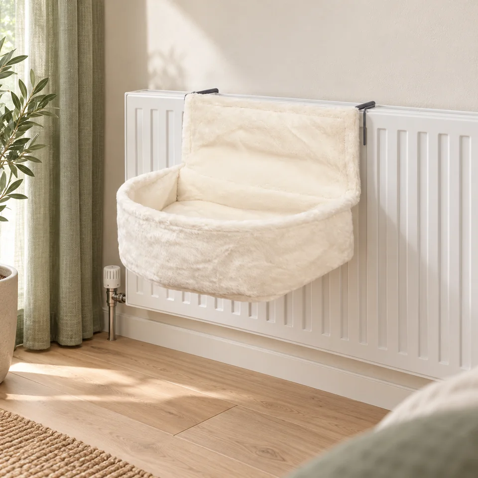 Sac de repos pour radiateur de TRIXIE, mise en situation dans un intérieur pour chat