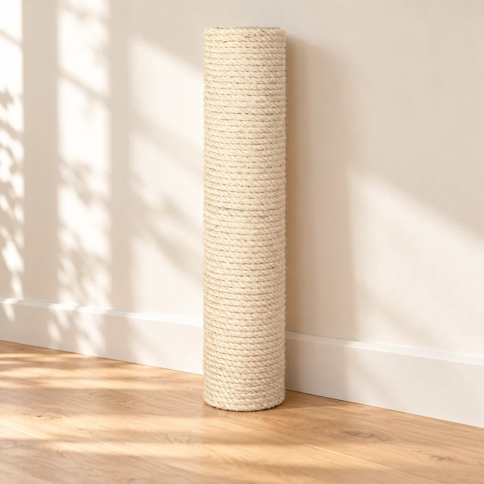 Tronc de rechange M8, 9 × 40 cm de TRIXIE, mise en situation dans un intérieur pour chat